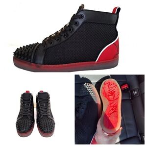 Christian Louboutin Mens Louis High Top Sneakers 

Size 46